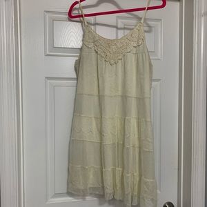 Lace slip dress